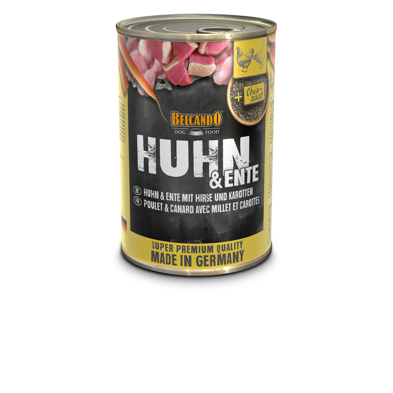 BELCANDO Dose Huhn & Ente mit Hirse und Karotten 400 g