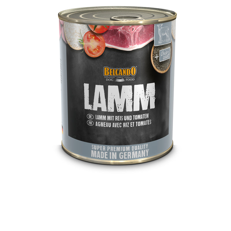 BELCANDO Dose Lamm mit Reis und Tomate 800 g