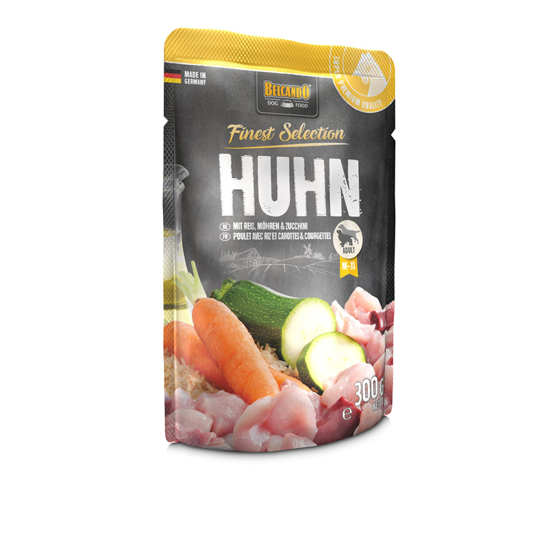 BELCANDO Frischebeutel Huhn und Reis mit Zucchini und Möhren 300 g