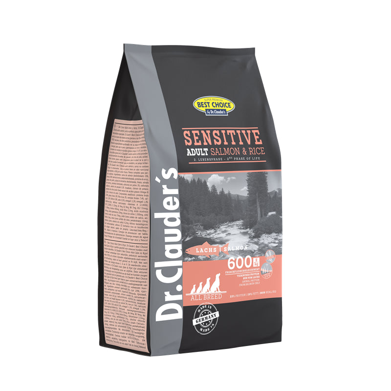 Best Choice Sensitive Adult Lachs & Reis All Breed 350 g