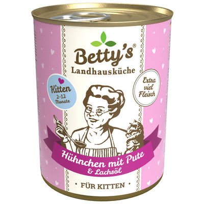 Betty's Landhausküche Cat Kitten Huhn + Pute 400 g