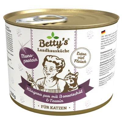 Betty's Landhausküche Katze Känguru pur 200 g