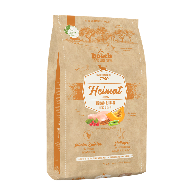 Bosch Dog Heimat Senior Tierwohl-Huhn 12 kg