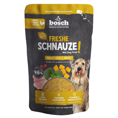 bosch Freshe Schnauze Nassfutter - Huhn mit Kürbis & Brokkoli 250 g