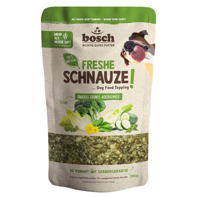 bosch Freshe Schnauze Topping - knackig grünes Ackergemüse 200 g