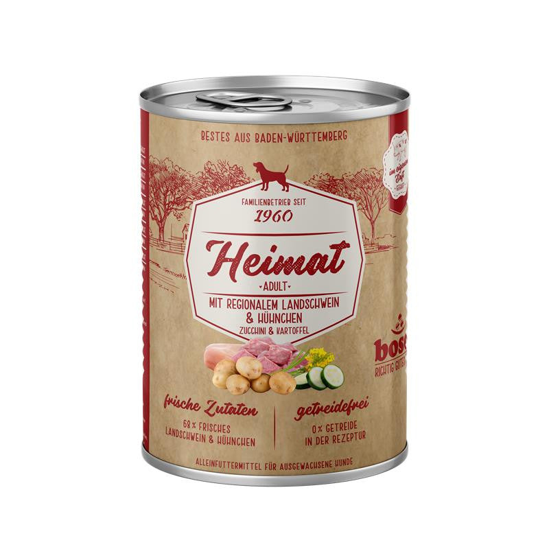 bosch HEIMAT Nassfutter Adult Regionales Landschwein 400 g