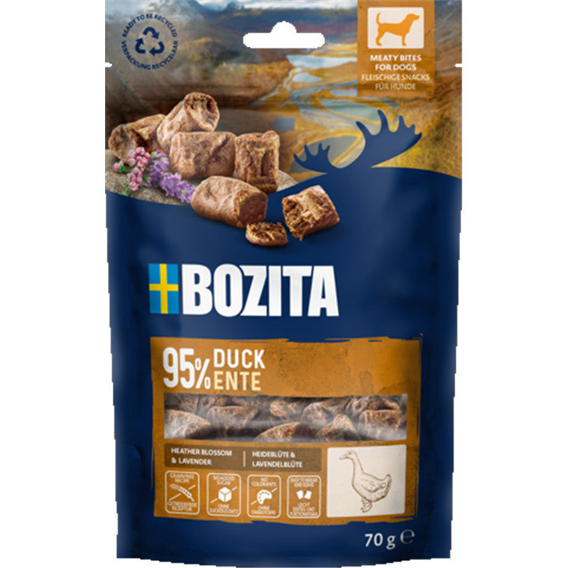 Bozita Dog Snack Meaty Bites Ente 70 g
