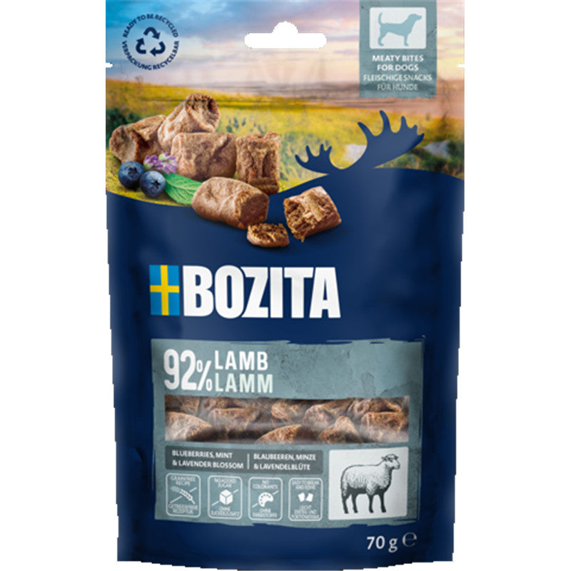 Bozita Dog Snack Meaty Bites Lamm - Singelprotein 70 g