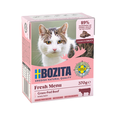 Bozita Feline Tetra Recart Häppchen in Soße Rind 370 g