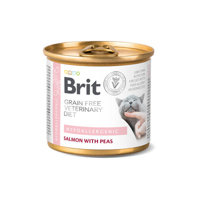 Brit Grain-Free Veterinary Diet - Cat - Cans - Hypoallergenic 200g
