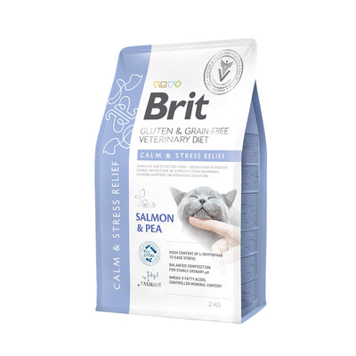 Brit Grain-Free Veterinary Diets - Cat - Calm & Stress Relief 2 kg
