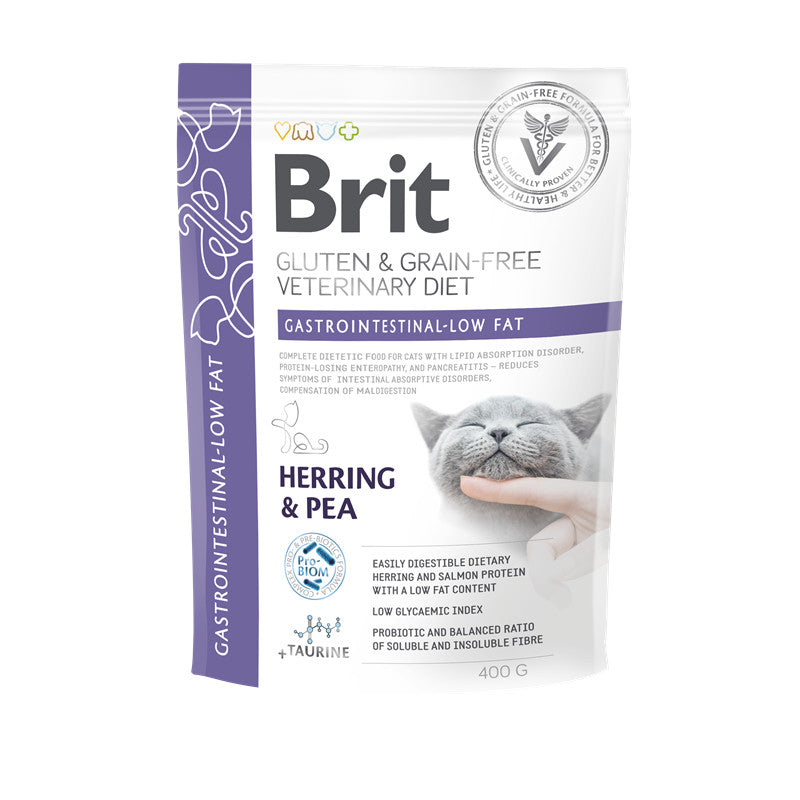 Brit Grain-Free Veterinary Diets - Cat - Gastrointestinal-Low fat 400 g
