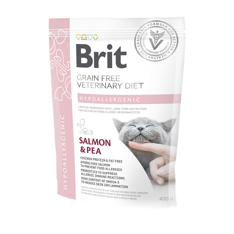 Brit Grain-Free Veterinary Diets - Cat - Hypoallergenic 400 g