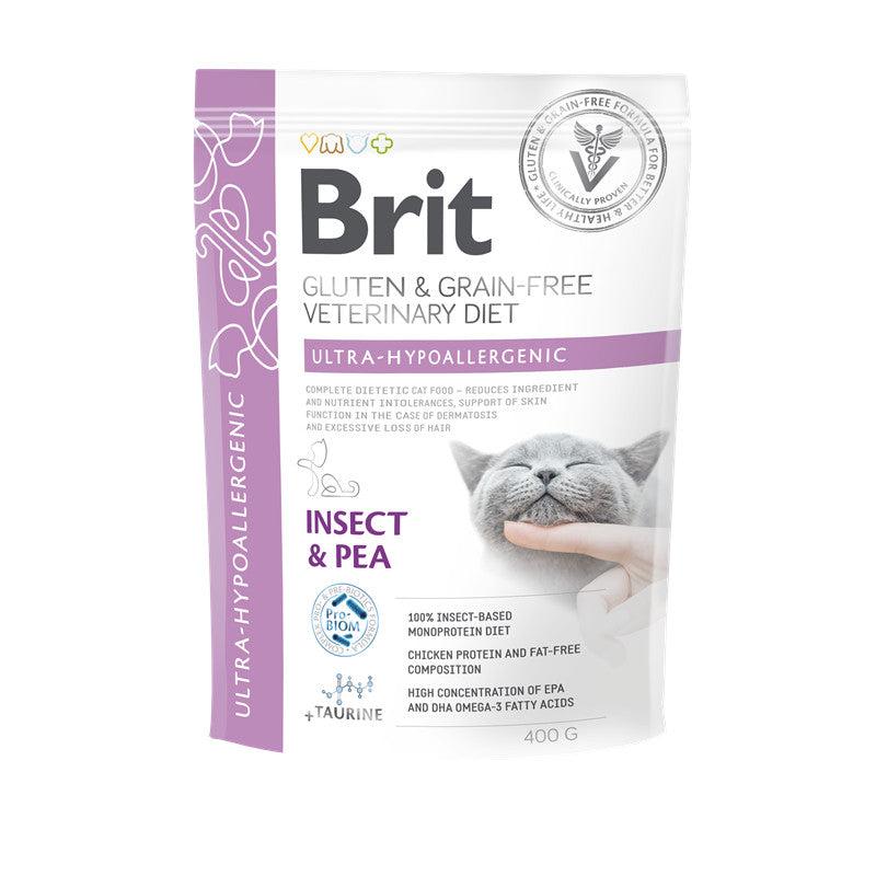 Brit Grain-Free Veterinary Diets - Cat - Ultra-hypoallergenic 400 g