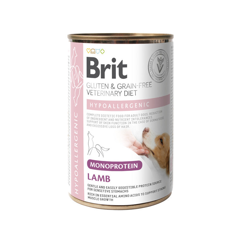 Brit Veterinary Diet - Dog - Cans - Hypoallergenic Monoprotein - Lamb 400 g