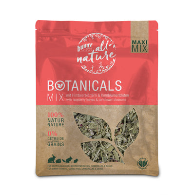 bunny all nature Botanicals MAXI MIX mit Himbeerblättern & Kornblumenblüten 400g