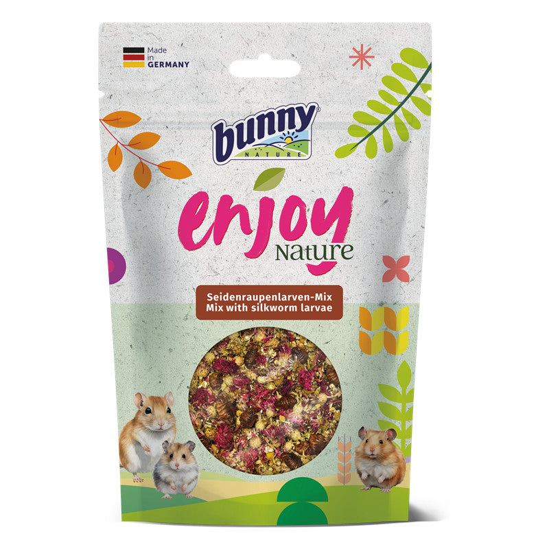 Bunny EnjoyNature Seidenraupenlarven-Mix 90 g