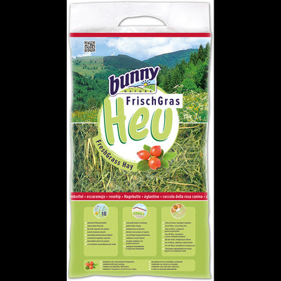 Bunny FrischGras Heu Hagebutten 500 g