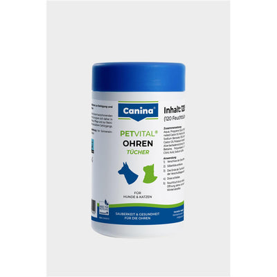 Canina® PETVITAL® Ohrentücher 120 Stück