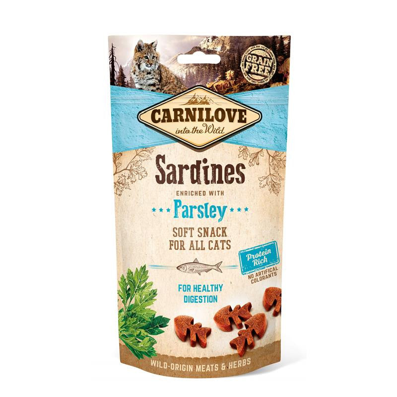 Carnilove Cat Soft Snack - Sardine with Parsley 50 g