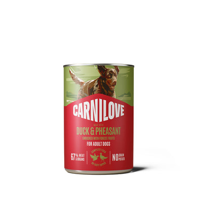 Carnilove Dog Dose Paté Adult - Duck & Pheasant 400 g