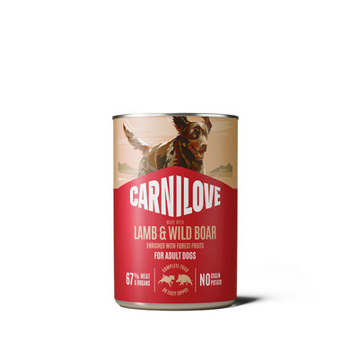 Carnilove Dog Dose Paté Adult - Lamb & Wild Boar 400 g