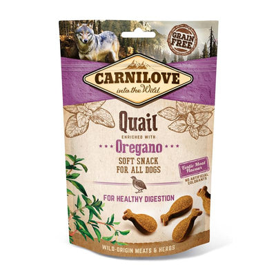 Carnilove Dog Soft Snack - Quail with Oregano 200 g
