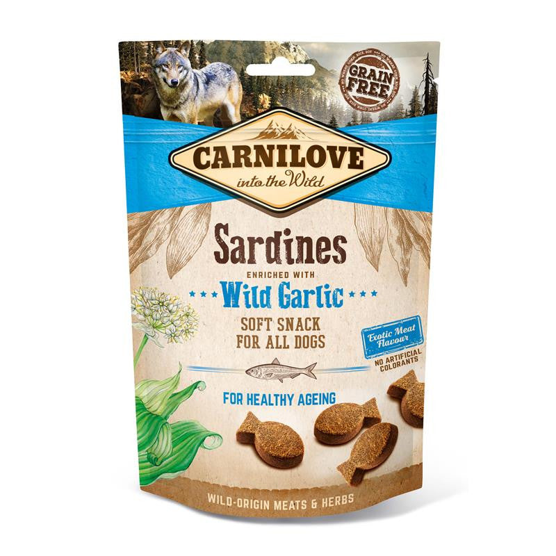 Carnilove Dog Soft Snack - Sardines with Wild Garlic 200g