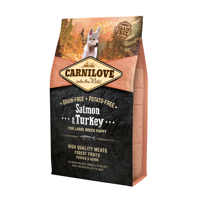 Carnilove for Large Breed Puppy Salmon & Turkey 4 kg