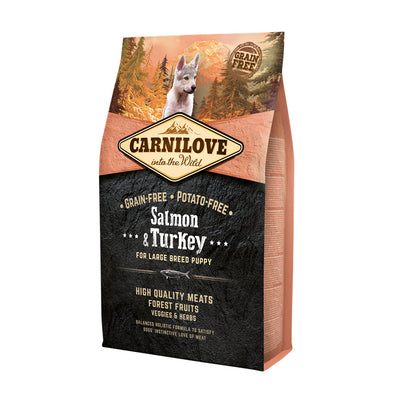 Carnilove for Large Breed Puppy Salmon & Turkey 4 kg