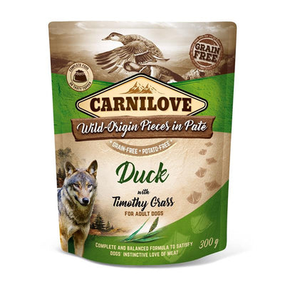 Carnilove Hund Pouch Paté Ente & Lieschgras 300 g
