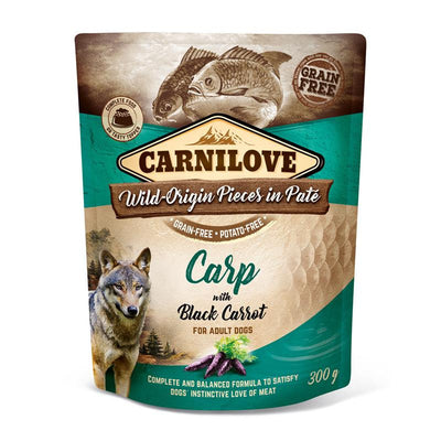 Carnilove Hund Pouch Paté Karpfen & schwarze Karotte 300 g