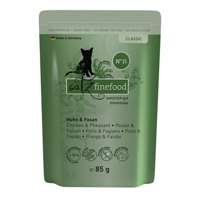 Catz finefood No. 15 Huhn&Fasan 85 g