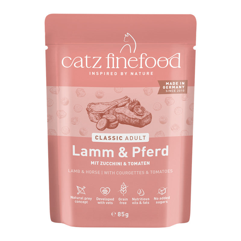 catz finefood CLASSIC Lamm & Pferd 85 g