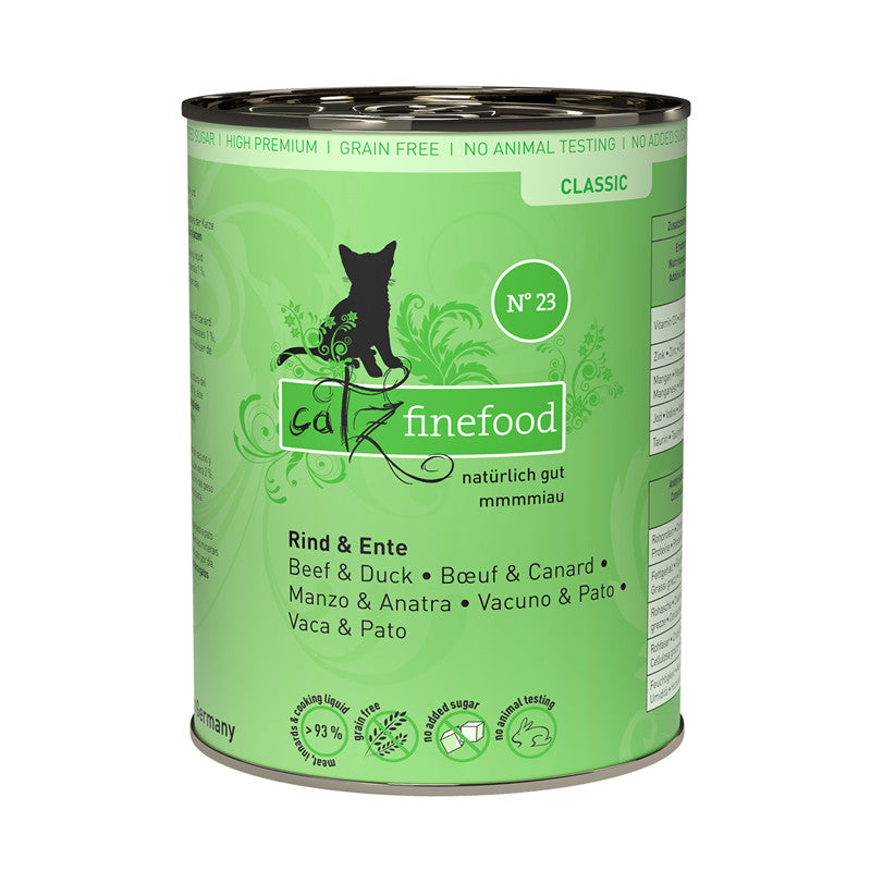 Catz finefood No. 23 Rind&Ente 400 g
