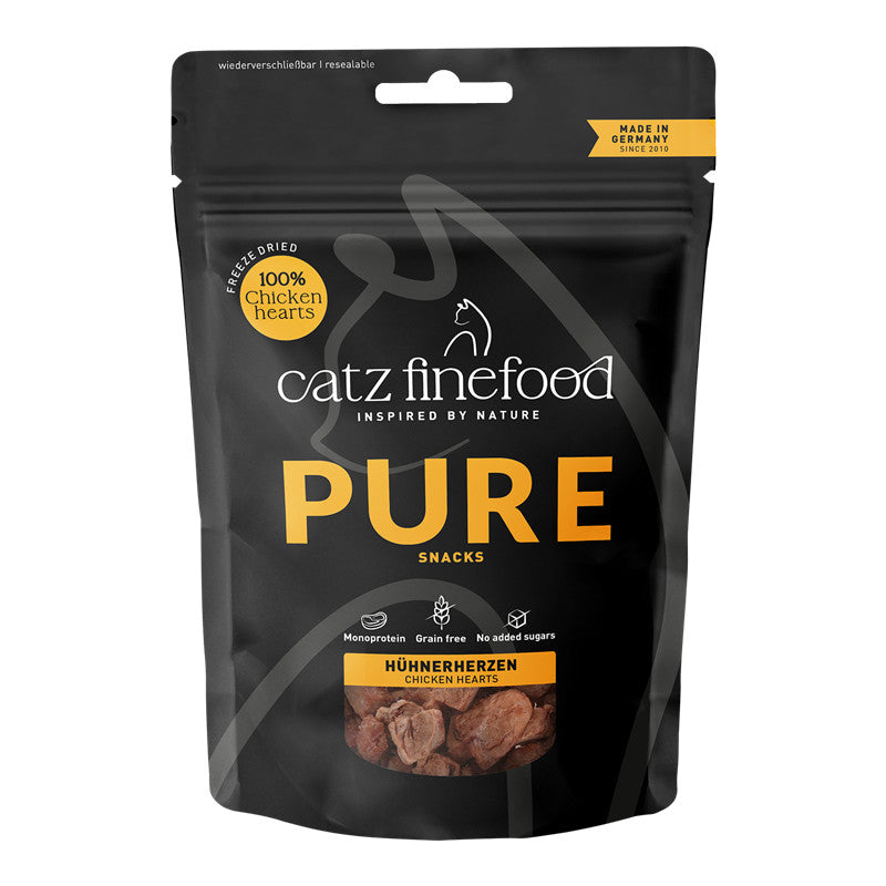 catz finefood PURE SNACKS Hühnerherzen 35 g