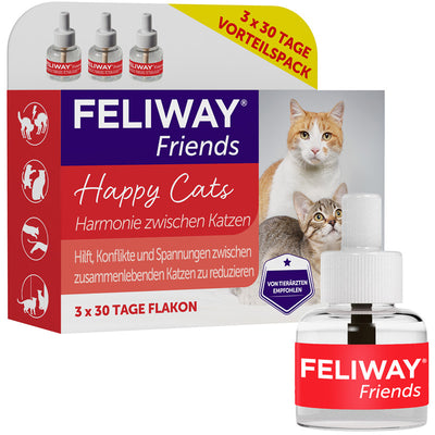 Ceva Feliway Friends 3x30 Tage Vorteilspack Nachfüllflakon 48 ml 1 Stück
