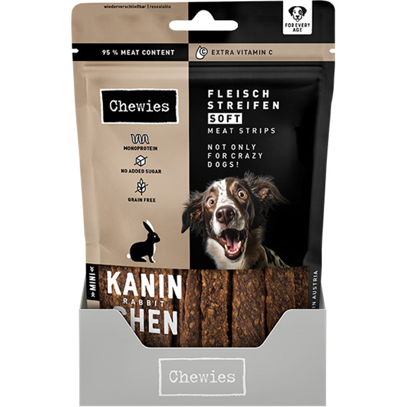 Chewies® Fleischstreifen Soft Kaninchen 70 g