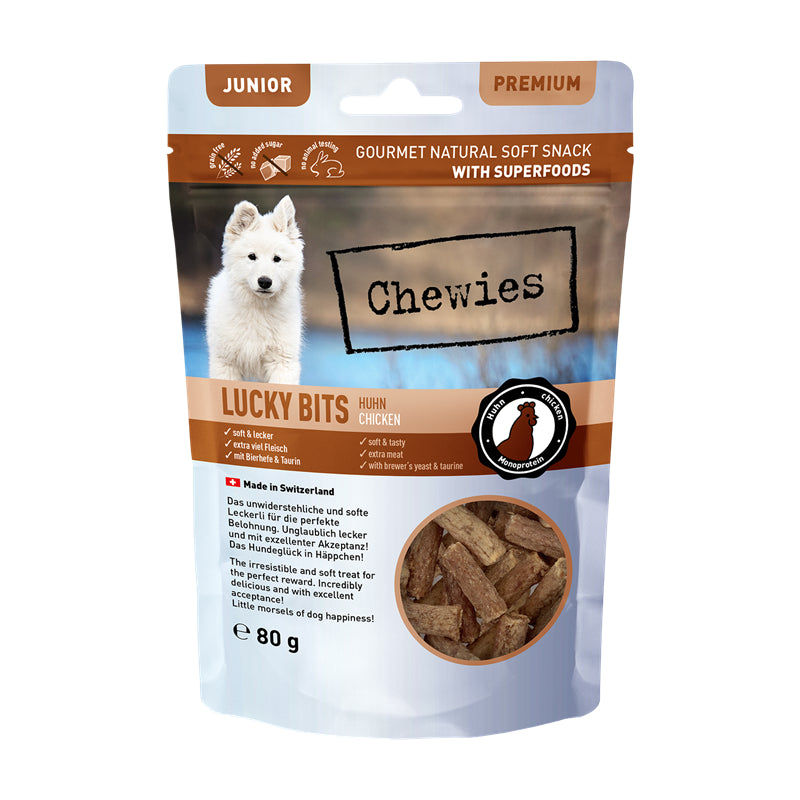 Chewies Lucky Bits Huhn Junior 80g