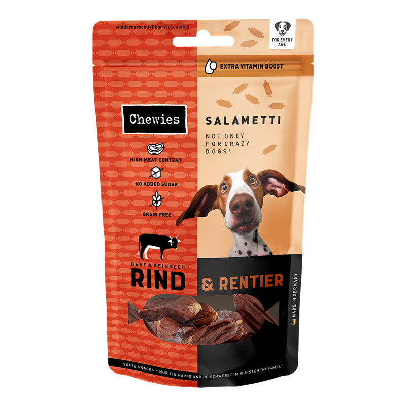Chewies Salametti Rind & Rentier 60 g