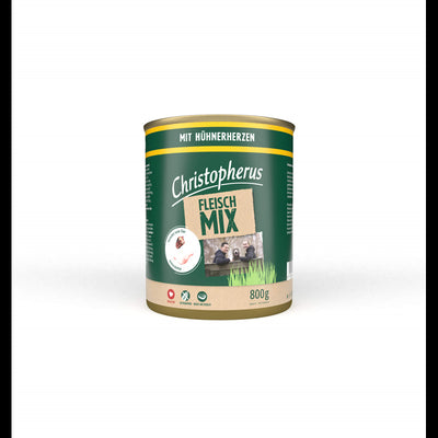 Christopherus Fleischmix - mit Hühnerherzen 800 g