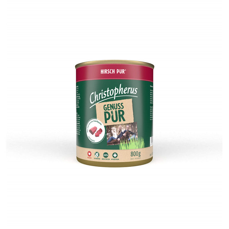 Christopherus GENUSS PUR Hirsch 800 g
