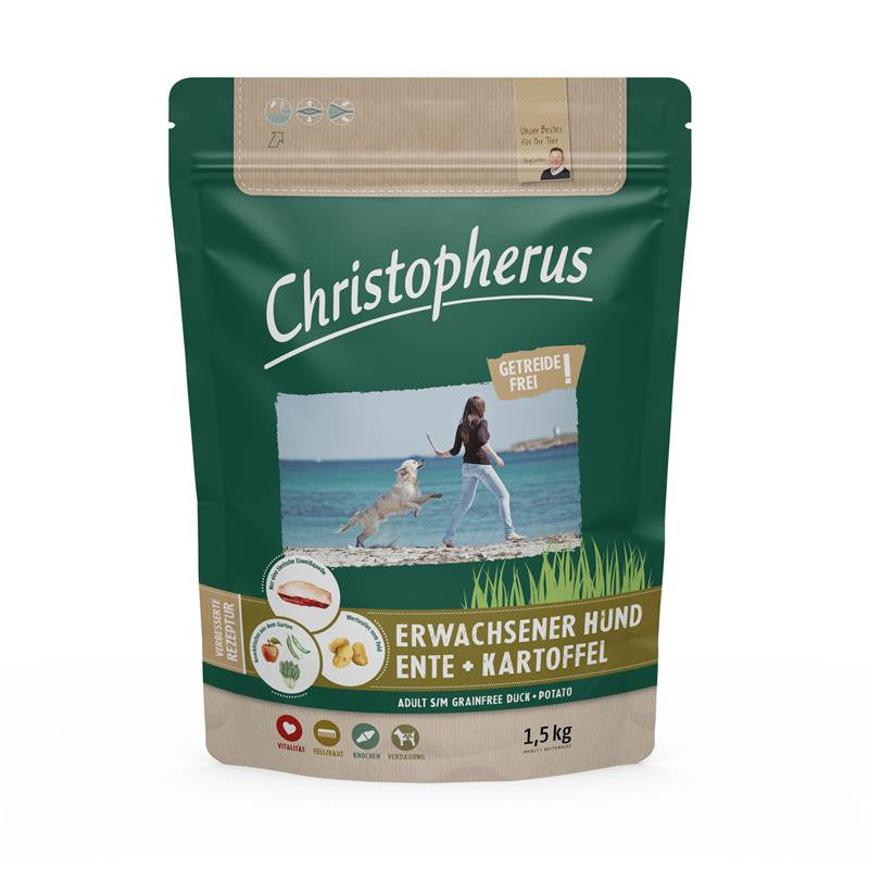 Christopherus Getreidefrei Ente&Kartoffel 1,5 kg