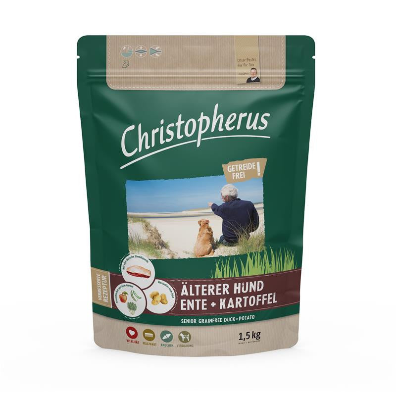 Christopherus Getreidefrei Senior Ente&Kartoffel 1,5 kg