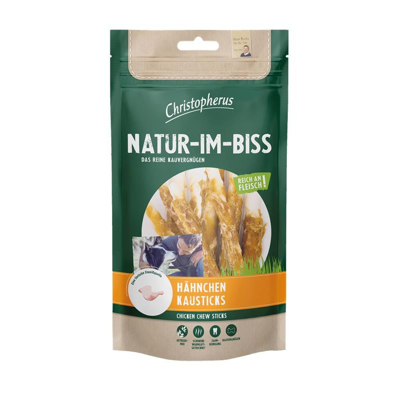 Christopherus NATUR-IM-BISS Snack Hähnchen Kausticks 70 g
