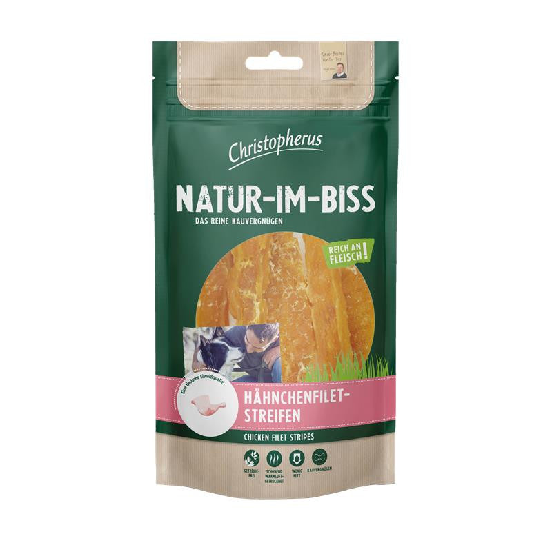 Christopherus NATUR-IM-BISS Snack Hähnchenfiletstreifen 70 g