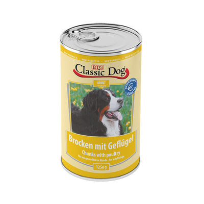 Classic Dog Dose Brocken mit Geflügel 1250 g
