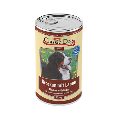 Classic Dog Dose Brocken mit Lamm 1250 g