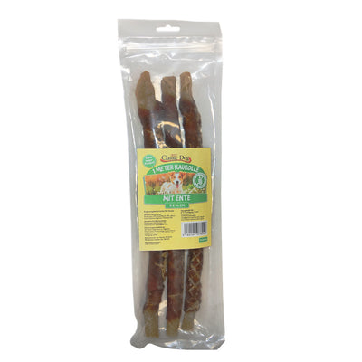Classic Dog Snack 1m Kaurolle mit Ente 3 x 34 cm