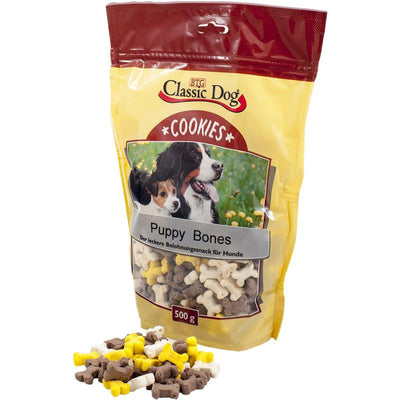 Classic Dog Snack Cookies Puppy Bones 500 g